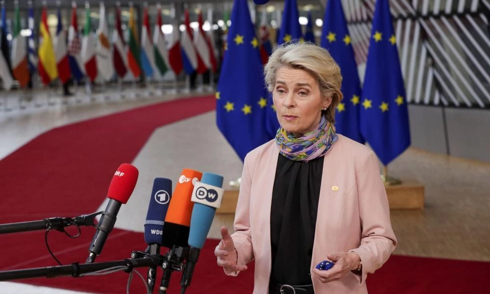 Φον ντερ Λάιεν: Οι Ουκρανοί είναι μέρος της ευρωπαϊκής οικογένειάς μας
